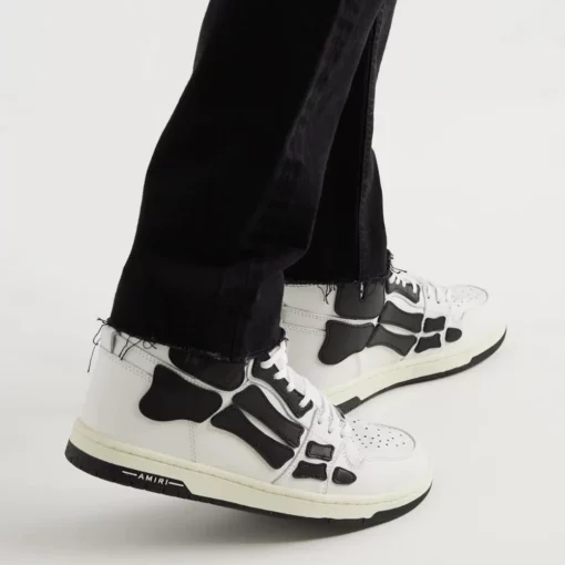 Amiri Skel High Top White Black - Image 4