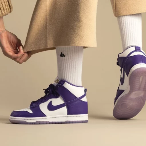 Nike Dunk High W Varsity Purple - Image 4