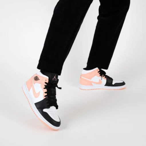 Nike Air Jordan 1 Mid Crimson Tint Toe - Image 4