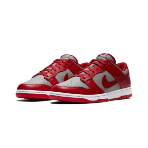 Nike Dunk Low Retro Grey Varsity Red - Image 2