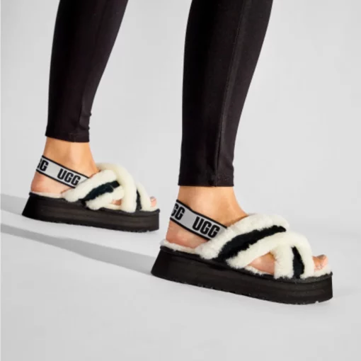 UGG Women's Disco Cross Black & White - Image 2