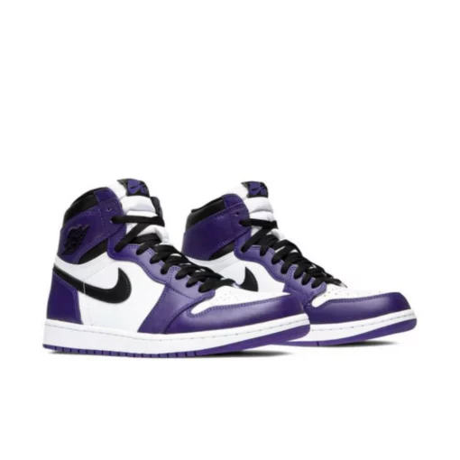 Nike Air Jordan 1 Retro High Court Purple White - Image 2