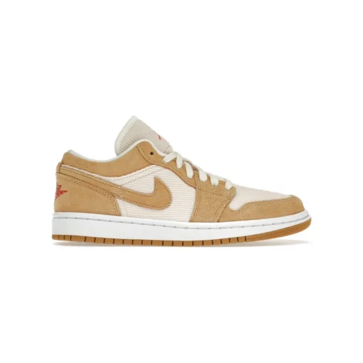 Air Jordan 1 Low SE Twine Orange Quartz Corduroy (W)