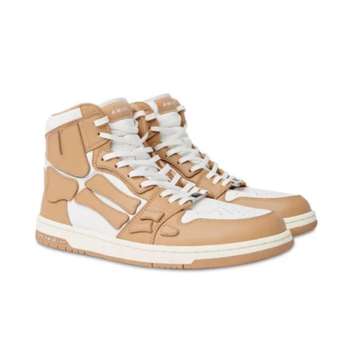 Amiri Skel High Top Beige White - Image 2