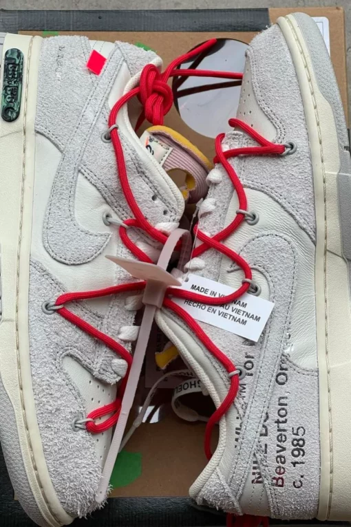 Nike Dunk x Off White Lot 33 - Image 4