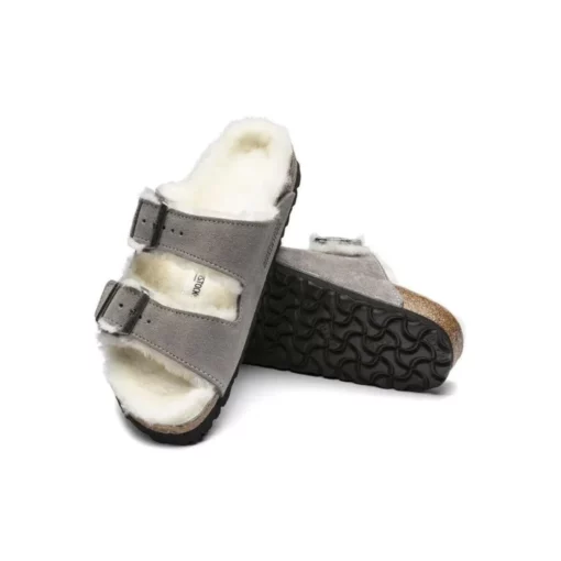 Birkenstock Arizona fur Grey - Image 6