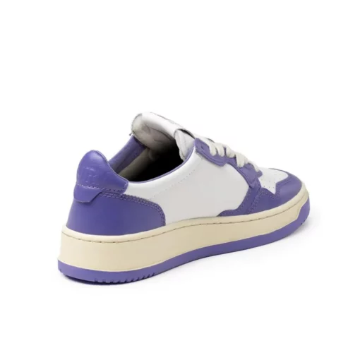 Autry Medalist Low Sneakers White Purple - Image 2