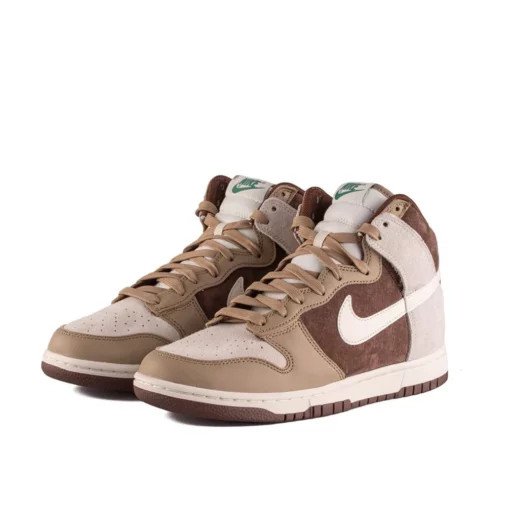 Nike Dunk High Light Chocolate - Image 2