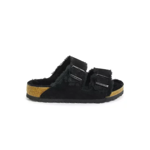 Birkenstock Arizona fur All Black