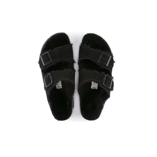 Birkenstock Arizona fur All Black - Image 3