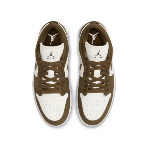 Air Jordan 1 Low Brown Canvas - Image 3