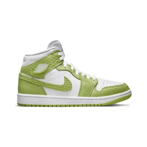 Nike Air Jordan 1 Mid Green Python