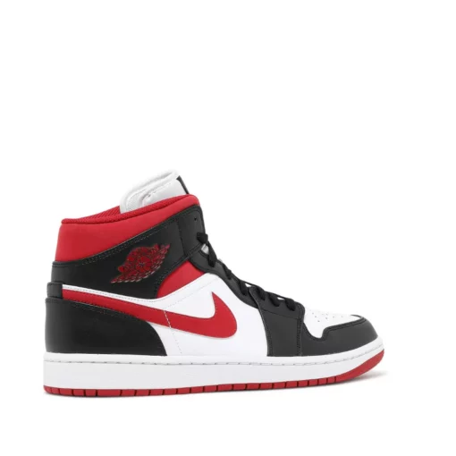 Nike Air Jordan 1 Mid Black Gym Red - Image 3