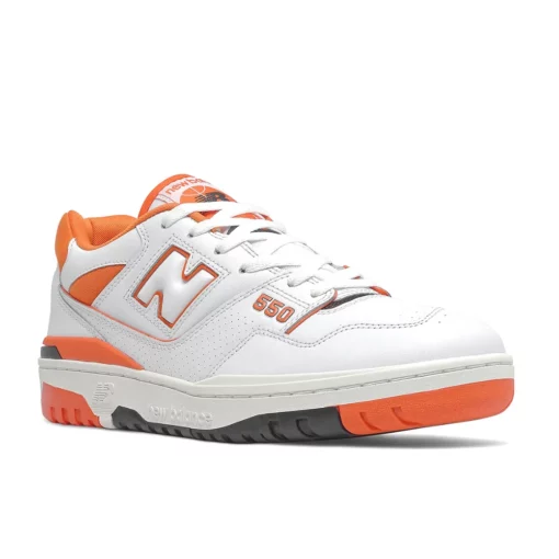 New Balance 550 Leather Varsity Orange - Image 3