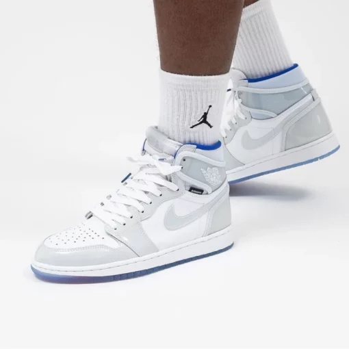 Nike Air Jordan 1 High Zoom White Racer - Image 4