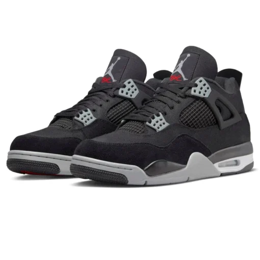 AIR JORDAN 4 RETRO SE 'BLACK CANVAS' - Image 6