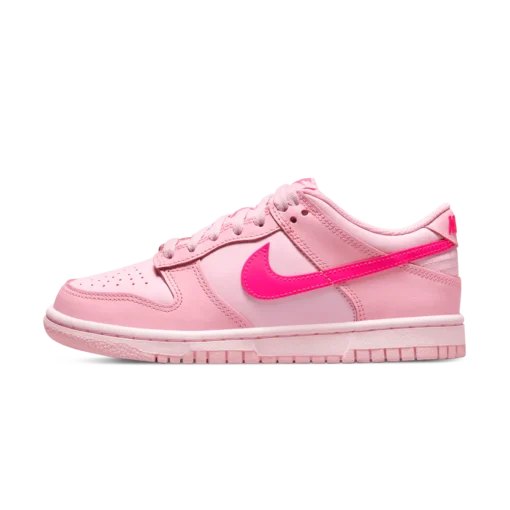 NIKE DUNK LOW TRIPLE PINK GS - Image 5