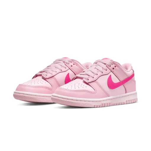 NIKE DUNK LOW TRIPLE PINK GS - Image 6