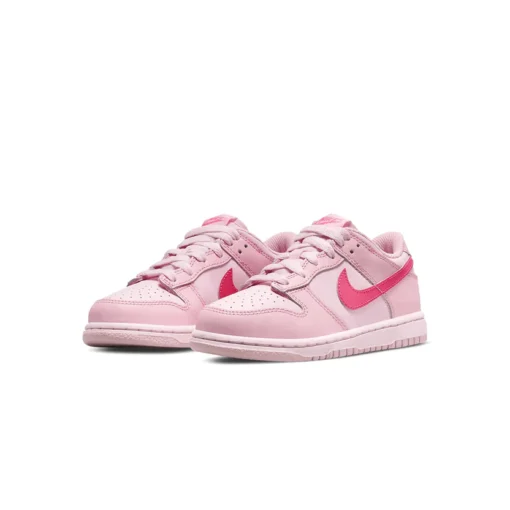 NIKE DUNK LOW TRIPLE PINK GS - Image 3