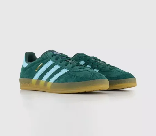 ADIDAS GAZELLE INDOOR COLLEGIATE GREEN HAZY SKY - Image 2