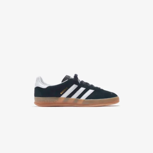 ADIDAS GAZELLE INDOOR CORE BLACK CLOUD WHITE - Image 3