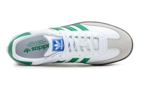 ADIDAS SAMBA OG WHITE GREEN GREY - Image 4