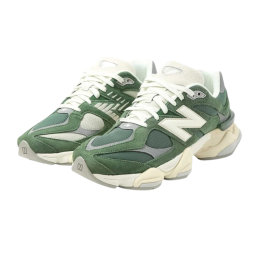 New Balance 9060 Green Suede - Image 4