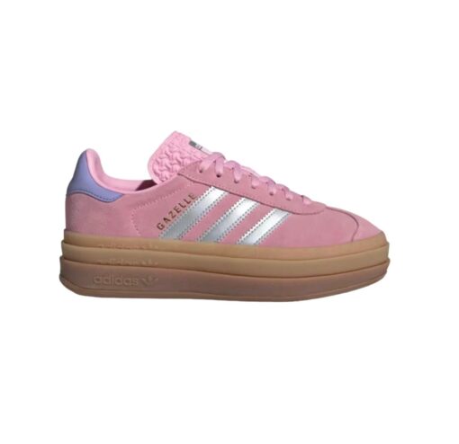 ADIDAS GAZELLE BOLD TRUE PINK SILVER METALLIC LIGHT PURPLE GS