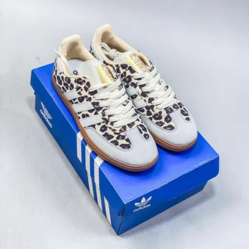 Adidas Samba Preloved Leopard Print White - Image 4